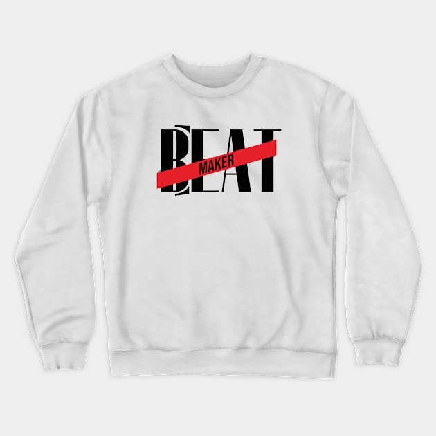 Beat Maker Crewneck Sweatshirt by Degiab